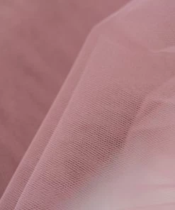 HIER_5210 54"x40 Yards Dusty Rose Tulle Fabric Bolt, Sheer Fabric Spool Roll For Crafts Fabric Bolts & Bags 19 HIER_5210 54