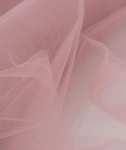 HIER_5210 54"x40 Yards Dusty Rose Tulle Fabric Bolt, Sheer Fabric Spool Roll For Crafts Fabric Bolts & Bags 20 HIER_5210 54
