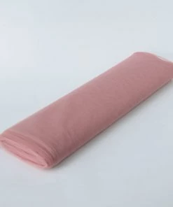 HIER_5210 54"x40 Yards Dusty Rose Tulle Fabric Bolt, Sheer Fabric Spool Roll For Crafts Fabric Bolts & Bags 13 HIER_5210 54