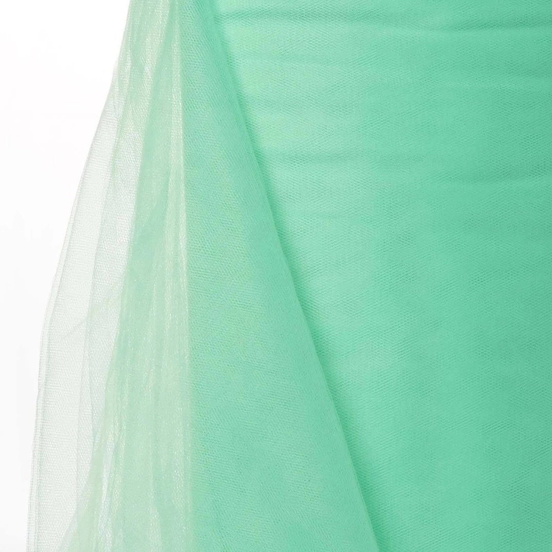 HIER_5210 54"x40 Yards Mint Tulle Fabric Bolt, Sheer Fabric Spool Roll For Crafts Fabric Bolts & Bags 3 HIER_5210 54"x40 Yards Mint Tulle Fabric Bolt, Sheer Fabric Spool Roll For Crafts Fabric Bolts & Bags