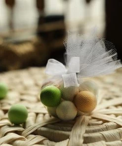 HIER_5220 Tabletop Decor 25 Pack | 9" Silver Sheer Nylon Tulle Circles Favor Wrap Craft Fabric, DIY Candy Favor Wraps