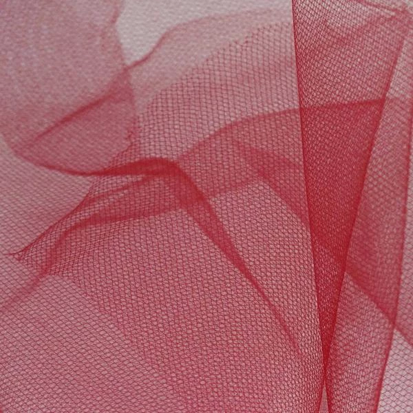 HIER_5220 9"x100 Yards Burgundy Tulle Fabric Bolt, Sheer Fabric Spool Roll For Crafts 3 HIER_5220 9"x100 Yards Burgundy Tulle Fabric Bolt, Sheer Fabric Spool Roll For Crafts