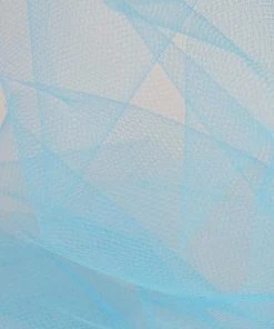 HIER_5220 9"x100 Yards Turquoise Tulle Fabric Bolt, Sheer Fabric Spool Roll For Crafts 10 HIER_5220 9