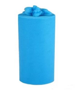 HIER_5220 9"x100 Yards Turquoise Tulle Fabric Bolt, Sheer Fabric Spool Roll For Crafts