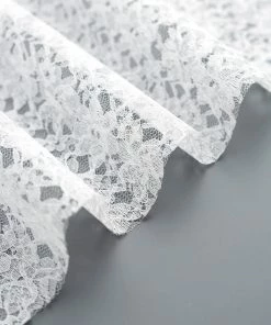 HIER_5210 Fabric Bolts & Bags 56"x15 Yards White Lace Fabric Bolt