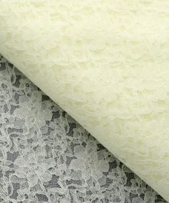 HIER_5210 56"x15 Yards Ivory Lace Fabric Bolt