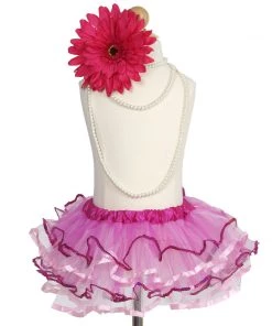 HIER_3500 Big Clearance Sale Sweetness Pink Girls Tutu Skirt