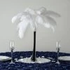 HIER_4810 12 Pack | 20" Black Eiffel Tower Glass Flower Vase Chargers & Centerpieces