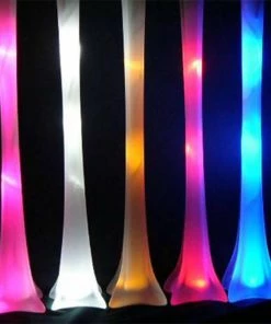 HIER_4810 Chargers & Centerpieces 12 Pack | 20" White Eiffel Tower Glass Florist Vases