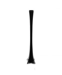 HIER_4810 12 Pack | 24" Black Eiffel Tower Glass Flower Vase 16 HIER_4810 12 Pack | 24