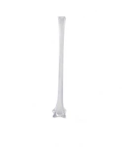 HIER_4810 Chargers & Centerpieces 6 Pack | 28" White Glass Flower Eiffel Tower Vases 15 HIER_4810 Chargers & Centerpieces 6 Pack | 28
