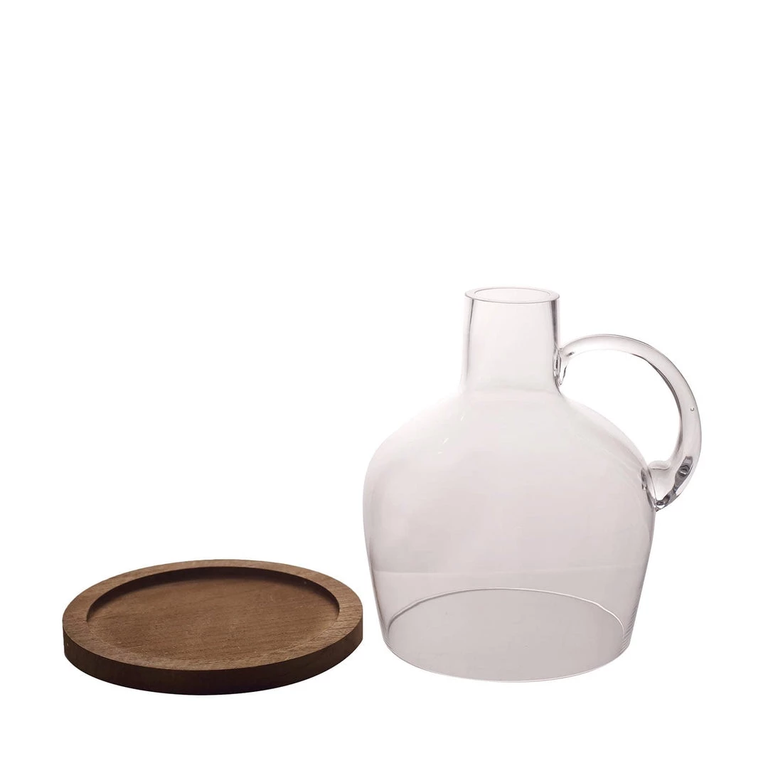 HIER_4810 10" Heavy Duty Clear Glass Vases | Candle Holder Centerpiece | Glass Cloche Jar Dome With Wooden Base Chargers & Centerpieces 20 HIER_4810 10" Heavy Duty Clear Glass Vases | Candle Holder Centerpiece | Glass Cloche Jar Dome With Wooden Base Chargers & Centerpieces