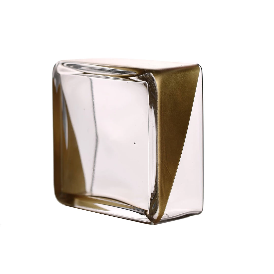 HIER_4810 2 Pack | 6" Gold Dipped Square Glass Vases | Votive Candle Holders 13 HIER_4810 2 Pack | 6" Gold Dipped Square Glass Vases | Votive Candle Holders