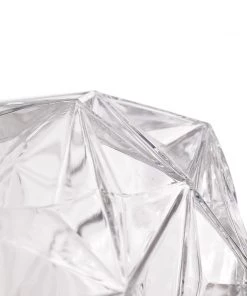 HIER_5200 2 Pack | 7" Honeycomb Glass Geometric Vases | Heavy Duty Glass Candle Holder | Table Top Terrariums Chargers & Centerpieces 34 HIER_5200 2 Pack | 7