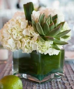 HIER_4810 6 Pack | 6" Flower Glass Vase