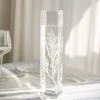 HIER_4810 12 Pack | 14" Heavy Duty Square Cylinder Vase Chargers & Centerpieces