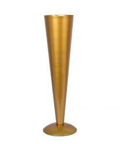 HIER_4820 Glass & Metal Floral Vases 24