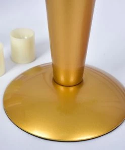 HIER_4820 Glass & Metal Floral Vases 24