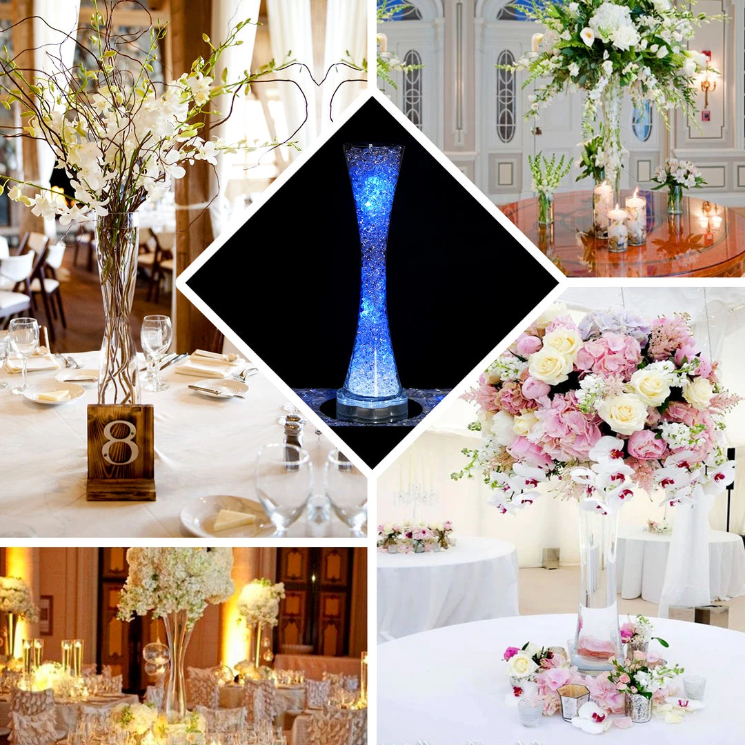 HIER_4810 6 Pack | 24" Heavy Duty Hour Glass Vase 5 HIER_4810 6 Pack | 24" Heavy Duty Hour Glass Vase