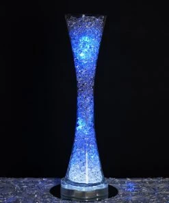 HIER_4810 Chargers & Centerpieces 6 Pack | 20" Heavy Duty Hour Glass Florist Vases