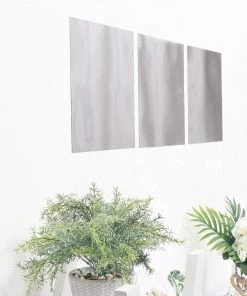 HIER_3400 12 Pack | 12"x12" Square Mirror Wall Stickers, Acrylic Removable Wall Decals For Home Decor