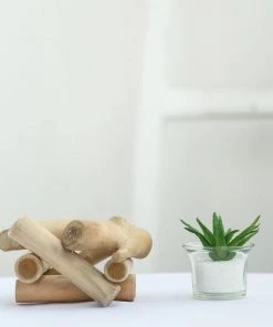 HIER_4320 2.5" Tall | Driftwood Candle Holder | Natural Wooden Candle Holder Stand With Glass Tea Light Holder Chargers & Centerpieces 28 HIER_4320 2.5