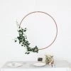 HIER_3400 28" Rose Gold Heavy Duty Metal Hoop Wreath | Floral Hoop