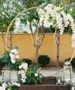 HIER_3400 Floral Supplies 28" Gold Heavy Duty Metal Hoop Wreath | Floral Hoop 33 HIER_3400 Floral Supplies 28