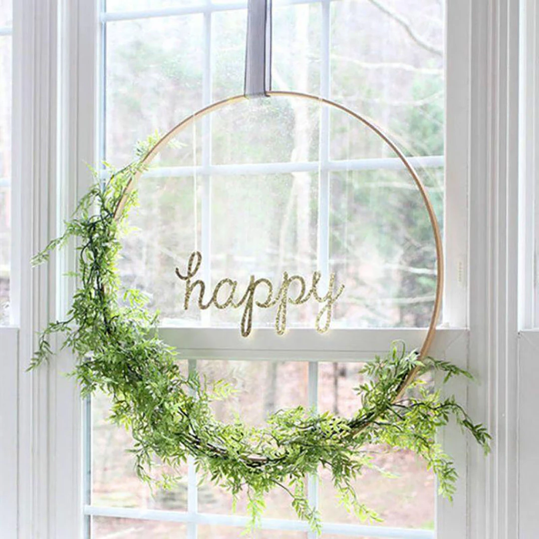 HIER_3400 32" Gold Heavy Duty Metal Hoop Wreath | Floral Hoop 24 HIER_3400 32" Gold Heavy Duty Metal Hoop Wreath | Floral Hoop