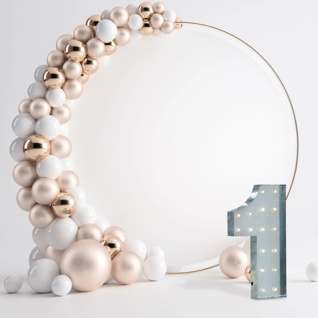 HIER_3720 Big Event Backdrops & Décor 20" | Vintage Metal Marquee Number Lights Cordless With 16 Warm White LED - 1 6 HIER_3720 Big Event Backdrops & Décor 20" | Vintage Metal Marquee Number Lights Cordless With 16 Warm White LED - 1