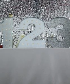 HIER_3720 20" | Vintage Metal Marquee Number Lights Cordless With 16 Warm White LED - 2 19 HIER_3720 20