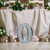 HIER_3720 20" | Vintage Metal Marquee Letter Lights Cordless With 16 Warm White LED - O Big Event Backdrops & Décor