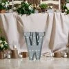 HIER_3720 20" | Vintage Metal Marquee Letter Lights Cordless With 16 Warm White LED - W Big Event Backdrops & Décor
