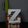 HIER_3720 Chargers & Centerpieces 20" | Vintage Metal Marquee Letter Lights Cordless With 16 Warm White LED - Z