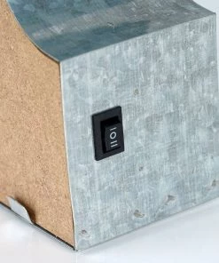 HIER_3720 20" | Vintage Metal Marquee Letter Lights Cordless With 16 Warm White LED - N 27 HIER_3720 20