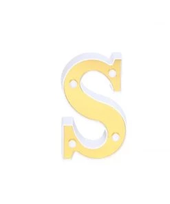 HIER_3720 Chargers & Centerpieces 6" Gold 3D Marquee Letters | Warm White 4 LED Light Up Letters | S 22 HIER_3720 Chargers & Centerpieces 6