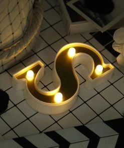 HIER_3720 Chargers & Centerpieces 6" Gold 3D Marquee Letters | Warm White 4 LED Light Up Letters | S 17 HIER_3720 Chargers & Centerpieces 6