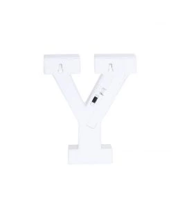 HIER_3720 Chargers & Centerpieces 6" Gold 3D Marquee Letters | Warm White 6 LED Light Up Letters | Y 21 HIER_3720 Chargers & Centerpieces 6