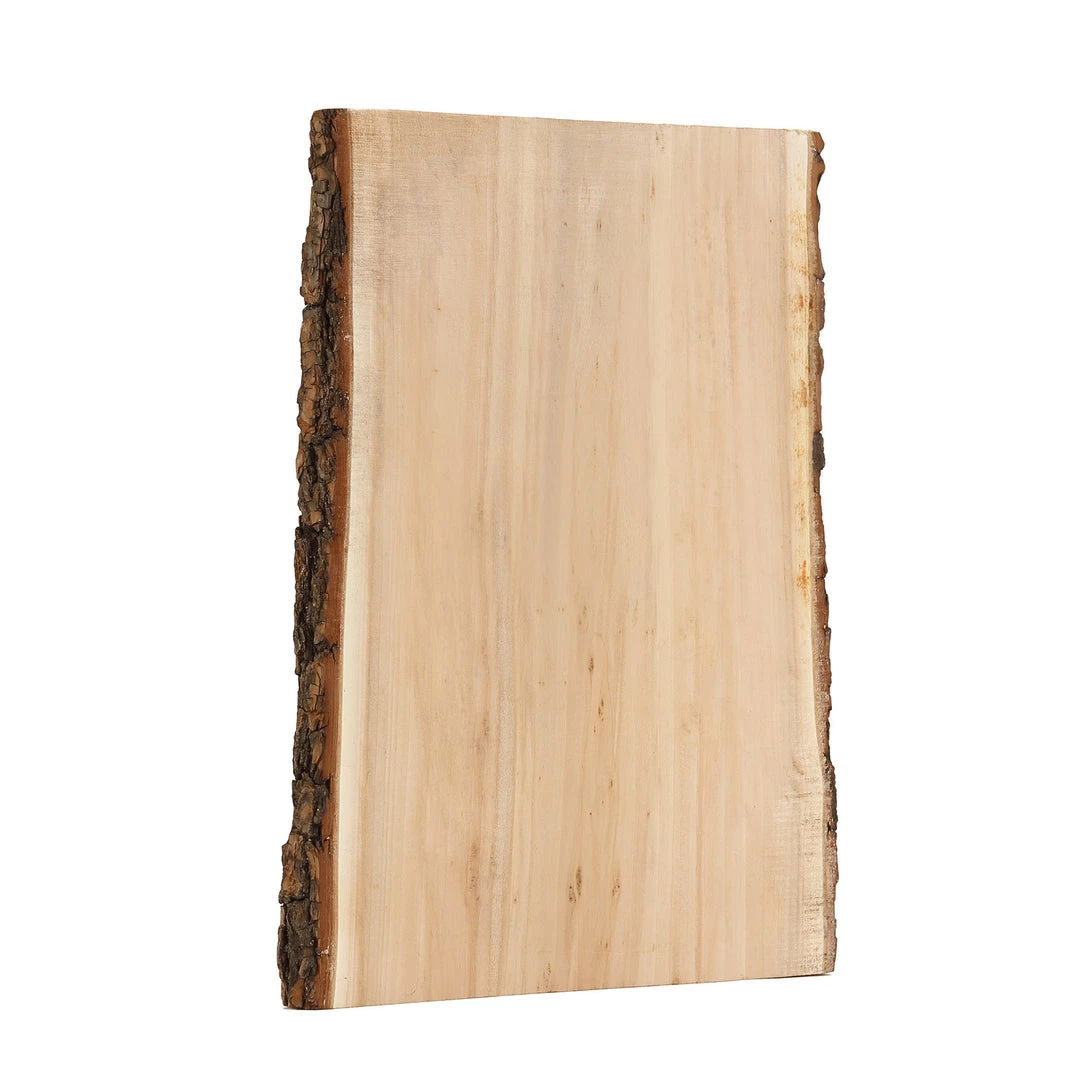 HIER_1740 16"x13" - Rustic Natural Wood Slices | Rectangular Poplar Wood Slabs Disposable Dinnerware 3 HIER_1740 16"x13" - Rustic Natural Wood Slices | Rectangular Poplar Wood Slabs Disposable Dinnerware
