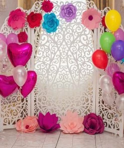 HIER_3200 Big Event Backdrops & Décor 2 Pack | 15" 4D Metallic Blue Heart Mylar Foil Helium Or Air Balloons 21 HIER_3200 Big Event Backdrops & Décor 2 Pack | 15