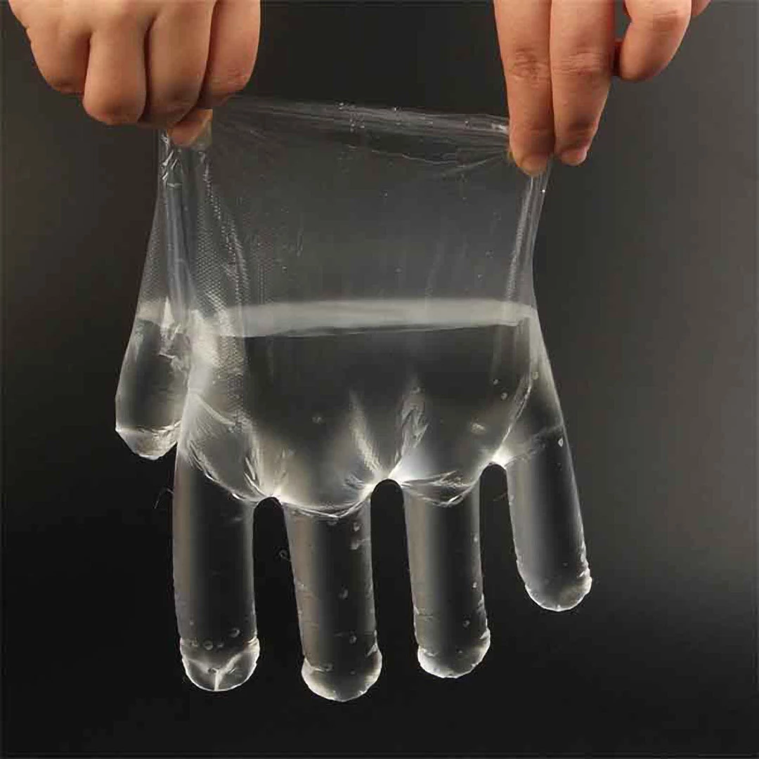 Tableclothsfactory Big Clearance Sale 100 Pack | Clear Plastic Disposable Gloves, Powder Free Multipurpose Plastic Gloves, Food Service Gloves 11 Tableclothsfactory Big Clearance Sale 100 Pack | Clear Plastic Disposable Gloves, Powder Free Multipurpose Plastic Gloves, Food Service Gloves