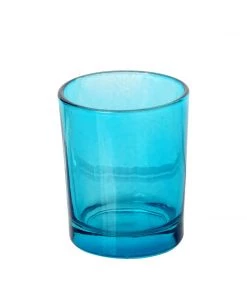 HIER_4320 Chargers & Centerpieces 12 Pack | 2.5" Turquoise Glass Votive Candle Holder Set Tealight Holders 23 HIER_4320 Chargers & Centerpieces 12 Pack | 2.5