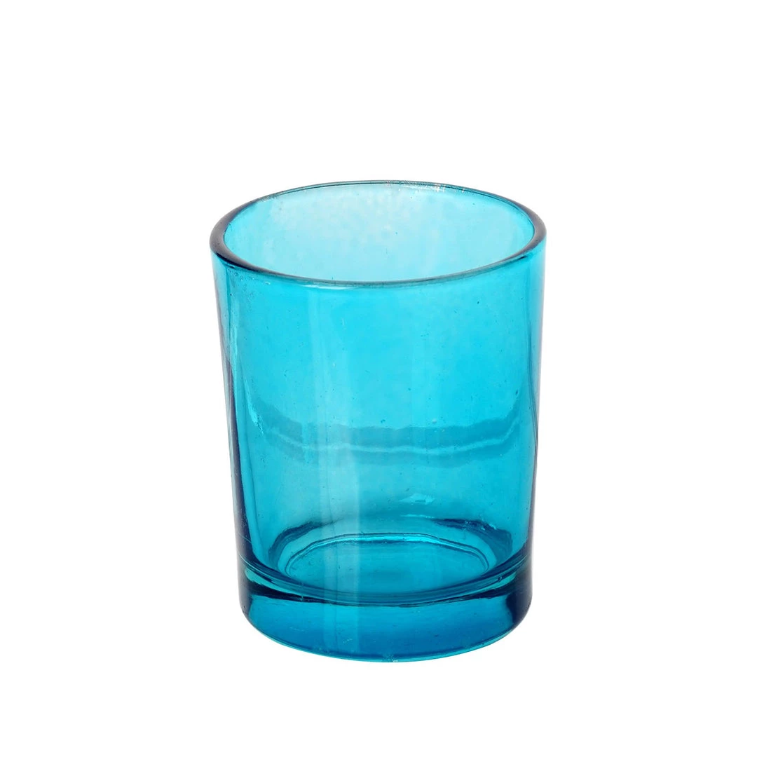 HIER_4320 Chargers & Centerpieces 12 Pack | 2.5" Turquoise Glass Votive Candle Holder Set Tealight Holders 12 HIER_4320 Chargers & Centerpieces 12 Pack | 2.5" Turquoise Glass Votive Candle Holder Set Tealight Holders
